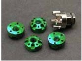 0024-08 Deco Nut Starter Set Green Color (4pcs + Tool)