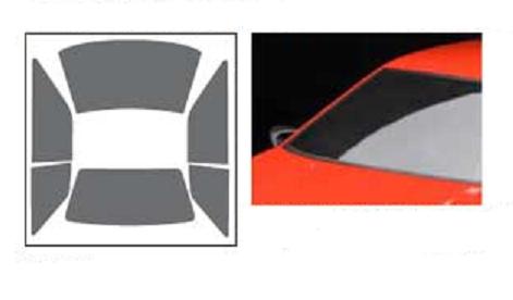 0031-02 Pre-Cut Window Film Smoke Dark Gray AE86