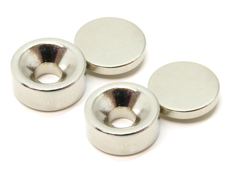 0037-08 Body Mount Magnet Φ12 x 5mm (2pcs) / Φ12 x 2mm (2pcs)