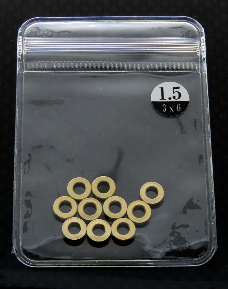 0040-06 M3 BRASS Spacer 10pcs ( 1.5mm)