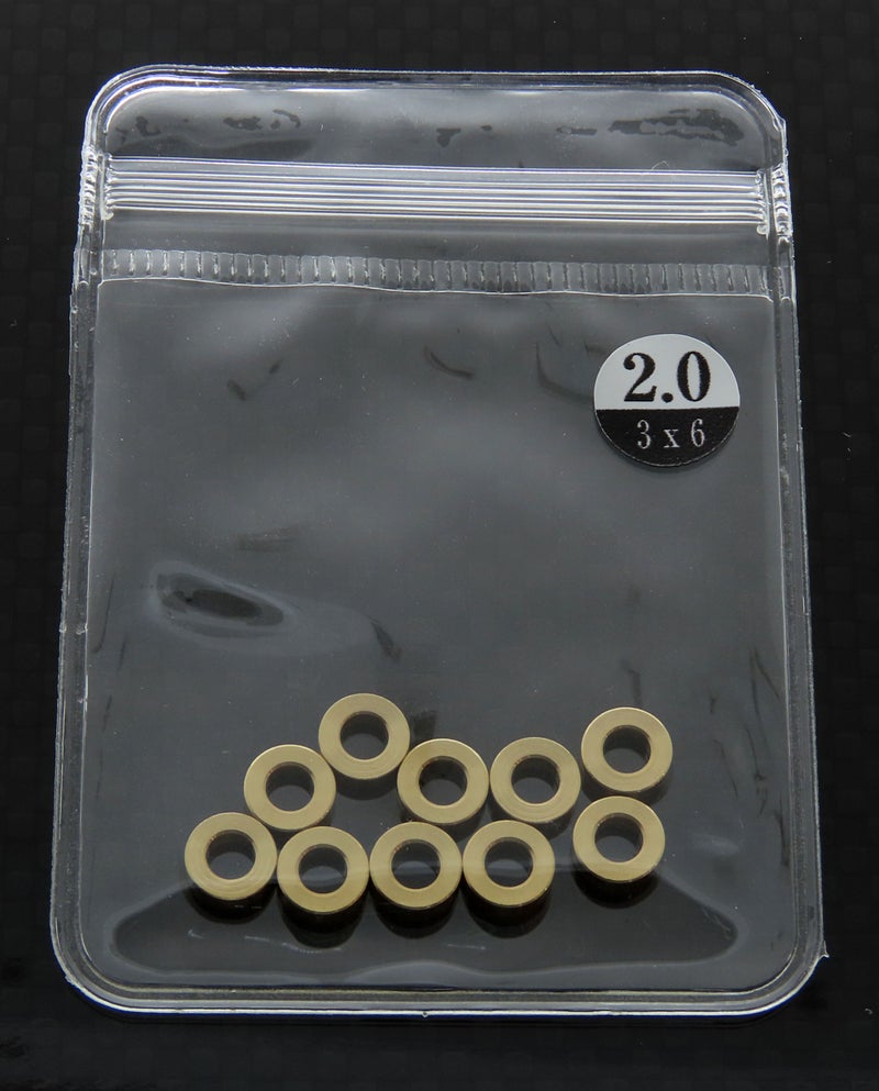 0040-07 M3 BRASS Spacer 10pcs ( 2.0mm)