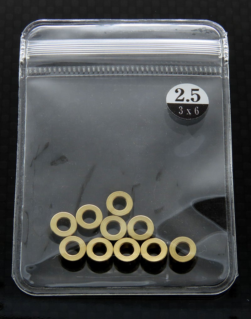 0040-08 M3 BRASS Spacer 10pcs ( 2.5mm)