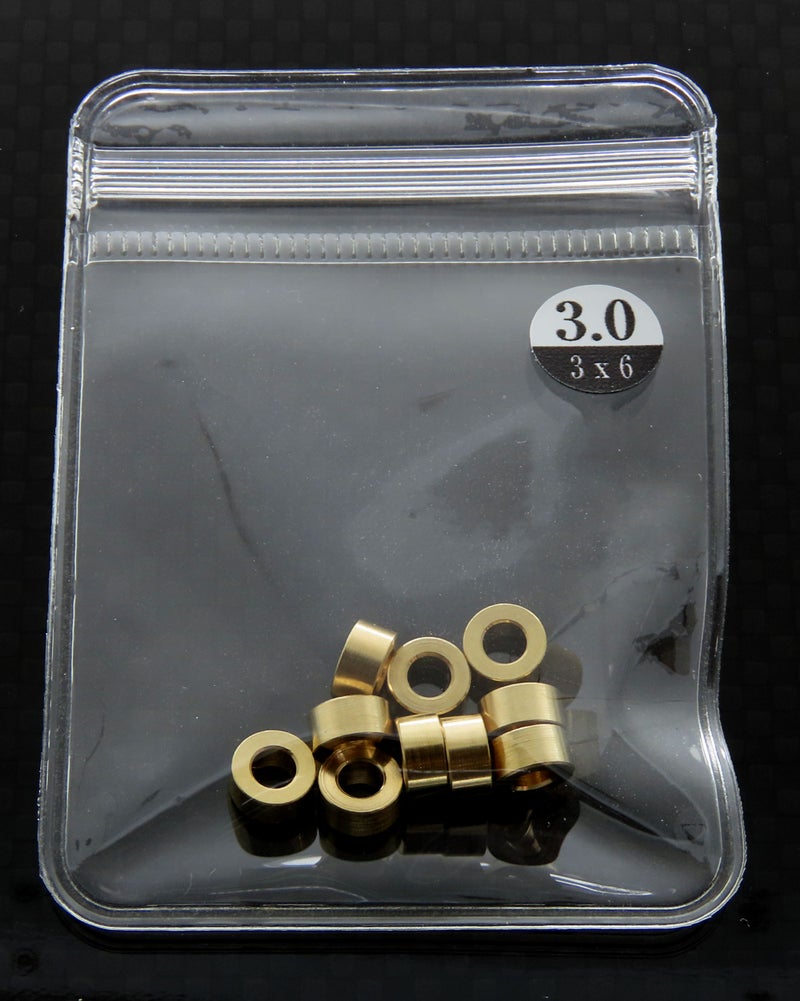 0040-09 M3 BRASS Spacer 10pcs ( 3.0mm)