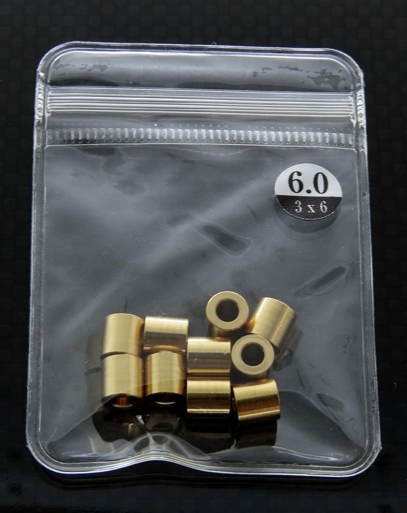 0040-12 M3 BRASS Spacer 10pcs ( 6.0mm)