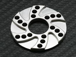 0087-FD Heat Sink Offset Motor Adapter 3.0mm Silver