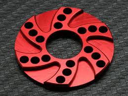 0090-FD Heat Sink Offset Motor Adapter 3.0mm Red