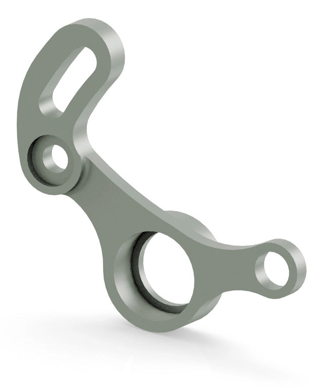 0132-FD Heavy Duty Aluminum Gear Crank (FR-D / Silver)