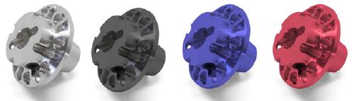 0212-FD Aluminium Spur Gear Holder (BLACK)