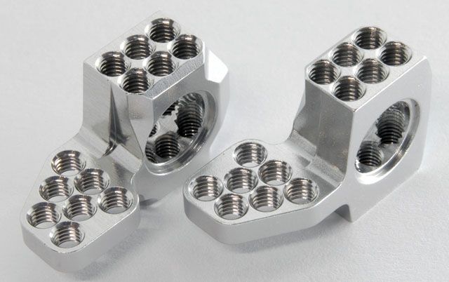 0259-FD GX Front Knuckle Ver.3 Silver For NERVIS VX-Dock