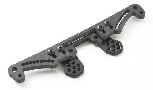 0324-FD Dual Composite Rear Shock Tower Type-S for YD-2 (Black)