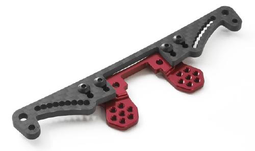 0326-FD Dual Composite Rear Shock Tower Type-S for YD-2 (Red)