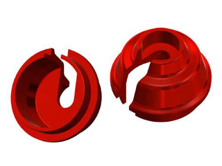 0495-FD Rate Up Spring Retainer 8mm (2pcs / Red)