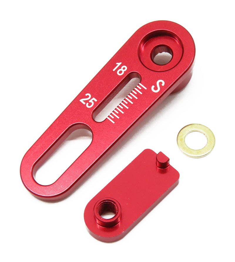 0649-FD Adjust Range Servo Horn S 18-25mm (red)