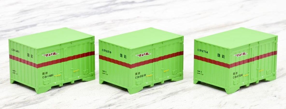 1/80 J.N.R. Container Type C31 (3pcs.)