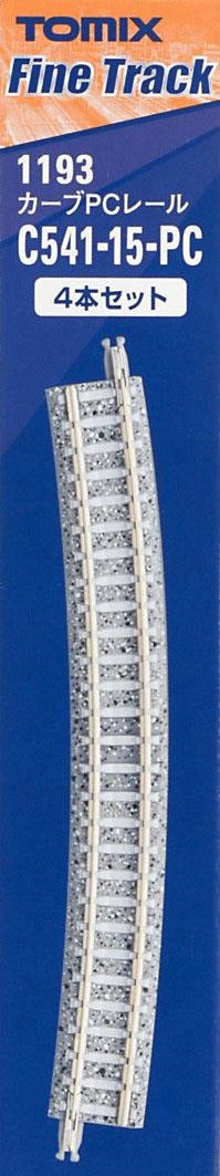 1193 Fine Track Curved PC Track C541-15-PC (F) (Set of 4)
