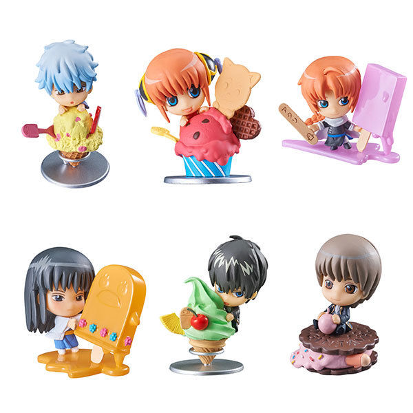 Petit Chara Land Gintama Gin-san Iceream Shop (Set of 6)