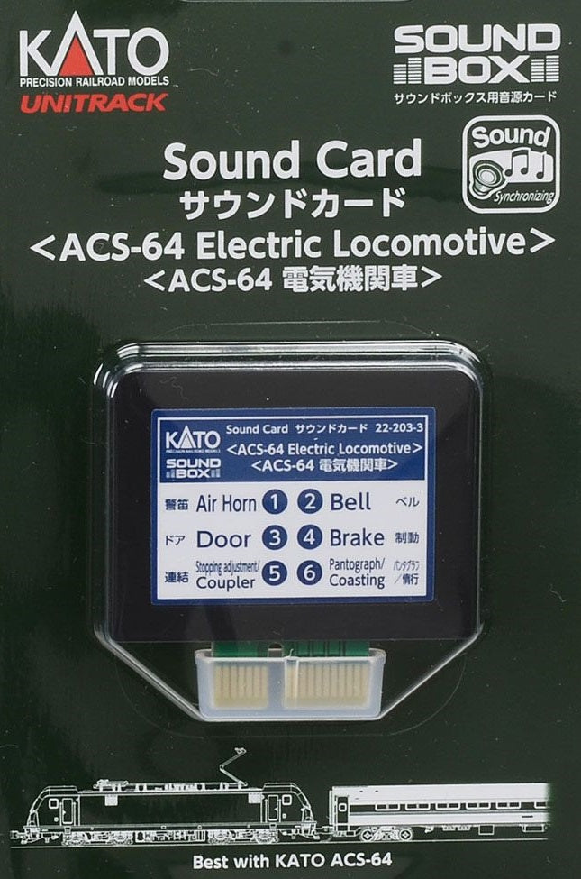 22-203-3 Sound Card ACS-64 Electric Locomotive [for Sound Box]