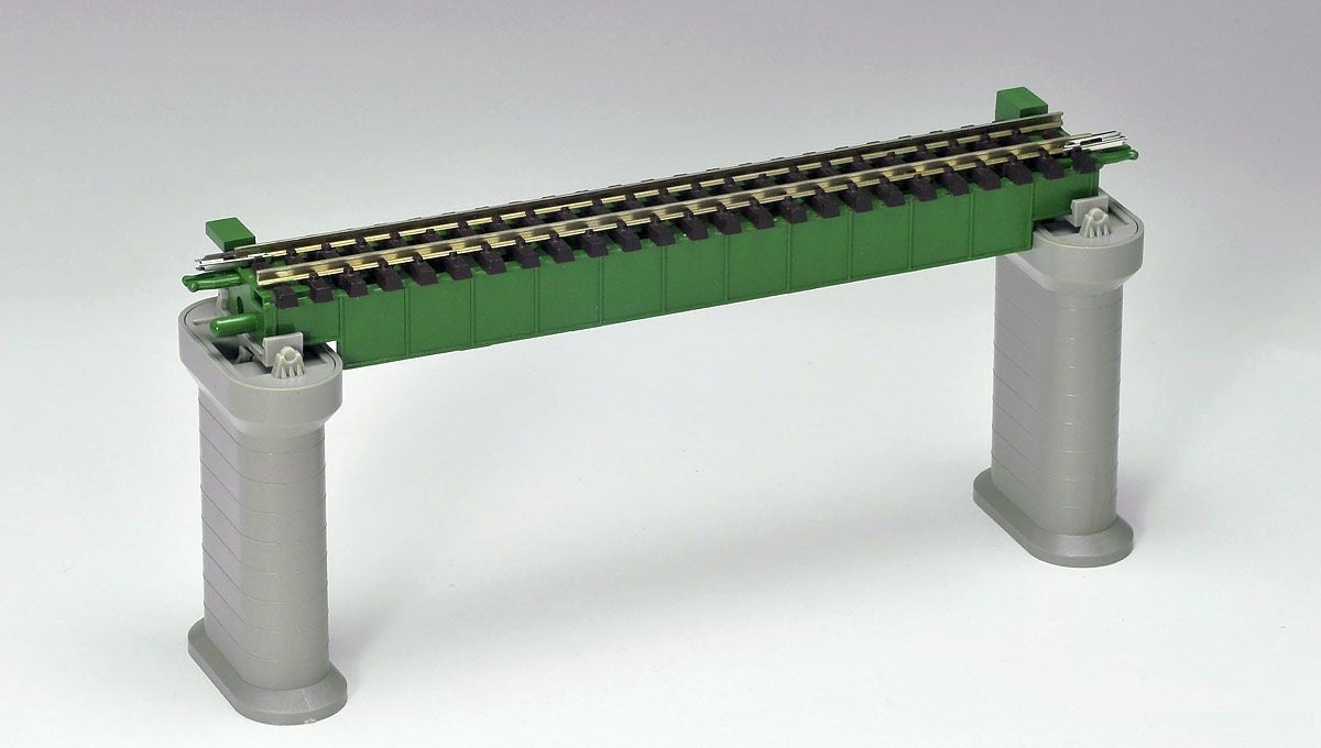Fine Track Deck Girder Bridge (F) (with 2 Concrete Piers)