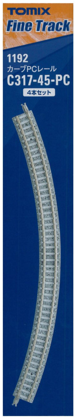 Fine Track Curved PC Track C317-45-PC (F) (Set of 4)