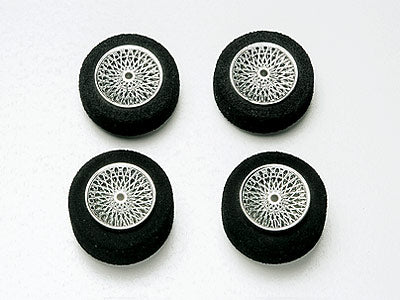JR Small Dia. Plated Wheel - w/Reston Sponge Tire