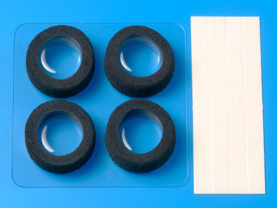 JR Narrow Reston Sponge Tires - Black