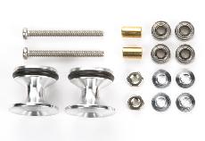 15418 JR Double Aluminum Rollers - w/Rubber Rings (13-12mm)