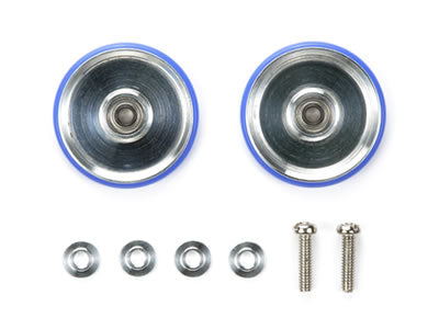 15426 JR 19mm Aluminum Rollers - w/Plastic Rings (Dish Type)
