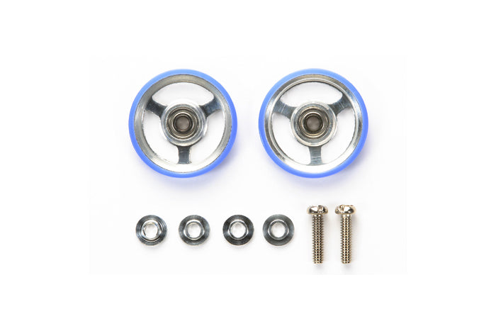 15449 JR 17mm Alum Rollers - w/Plastic Rings