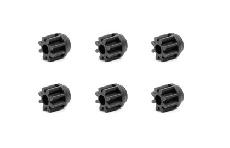 15453 JR Carbon Reinforced Pinion - 8T Pinion Gear 6pcs