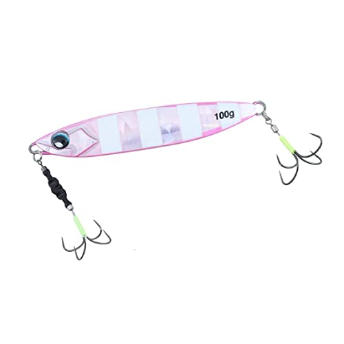 ダイワ(DAIWA) 鏡牙ジグ ベーシック-H フック付き CHWピンクゼブラ 100g 110mm 07451224 - BanzaiHobby