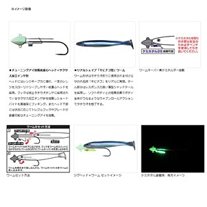 ダイワ(DAIWA) サムライ太刀 キビナゴシャッド爆釣パック 10g 紫ラメゼブラ - BanzaiHobby