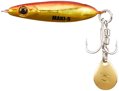 メジャークラフト ルアー マキジグ マイクロ ライトゲーム専用ブレード 5g レッドゴールド(ケイムラ) MAKI-MIC - BanzaiHobby