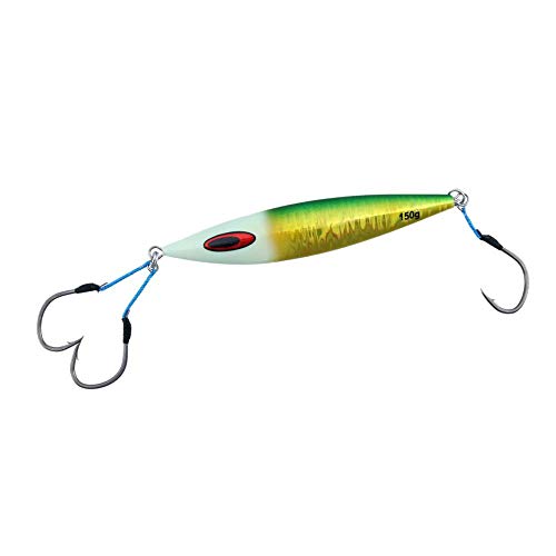 ダイワ(DAIWA) ソルティガFKジグ-H 150g MGグリーンゴールドグローヘッド - BanzaiHobby
