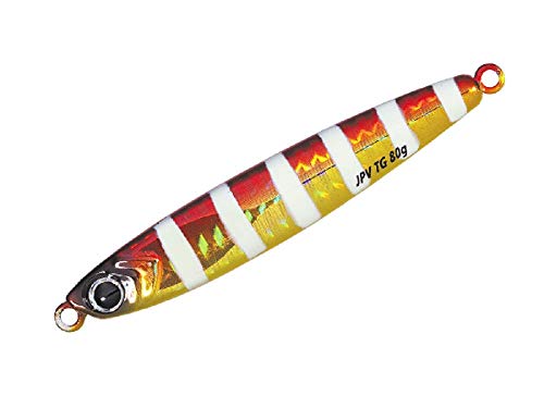 メジャークラフト タングステンジグ ジグパラバーチカルTG 180g #77 ZEBRA REDGOLD - BanzaiHobby