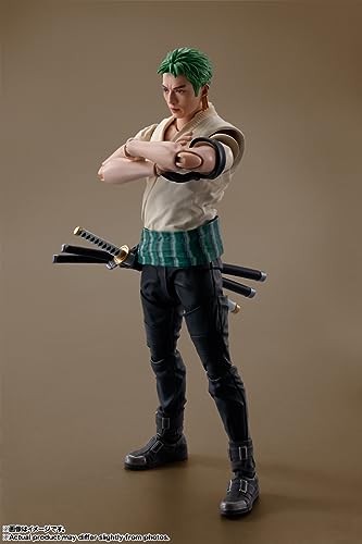 S.H.フィギュアーツ ロロノア・ゾロ(A Netflix Series: ONE PIECE) 約145mm PVC&ABS製 塗装済み可動フィギュア - BanzaiHobby