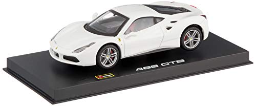 トミカプレゼンツ ブラーゴ シグネチャーシリーズ 1:43 488 GTB(白) - BanzaiHobby
