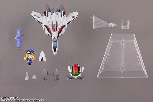 TINY SESSION マクロスF VF-25F メサイアバルキリー(アルト機) with シェリル 約100mm PVC&ABS製 塗装済み可動フィギュア - BanzaiHobby
