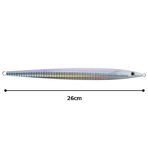 メジャークラフト ジグ メタルドラゴン タチウオパターン 200g(250mm) シルバー MDGN - BanzaiHobby