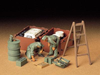 German Tank Maintenance Crew