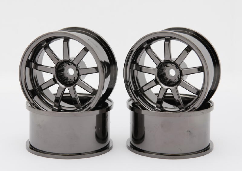 PA074-10BT Slide Master D9 Titanium Black 10mm Offset