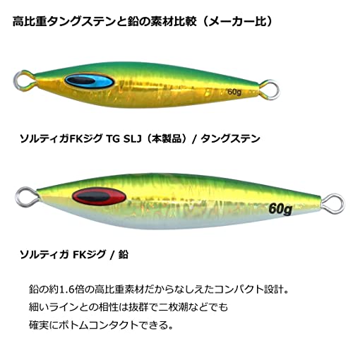 ダイワ(DAIWA) タングステンジグ ソルティガFKジグTG SLJ 80g PHチャートグローベリー - BanzaiHobby