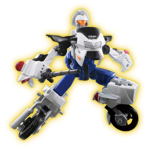 タカラトミー(TAKARA TOMY) トミカ ジョブレイバー JB06 ポリスブレイバー Honda VFR 白バイ - BanzaiHobby