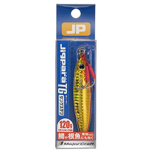 メジャークラフト メタルジグ ジグパラ TG タングステン JPTG-100 オレンジゴールド 100g #49 ルアー - BanzaiHobby