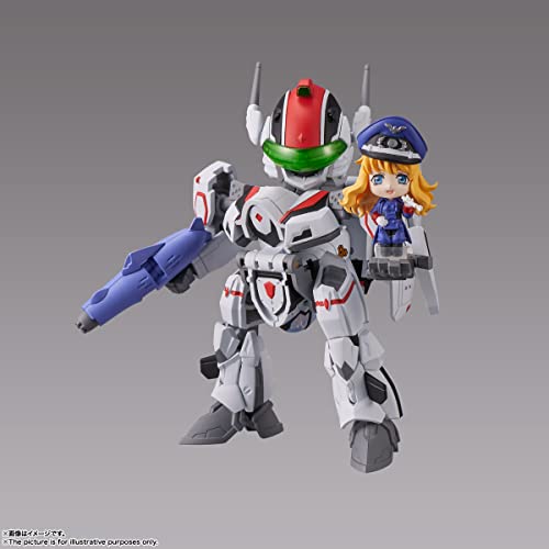 TINY SESSION マクロスF VF-25F メサイアバルキリー(アルト機) with シェリル 約100mm PVC&ABS製 塗装済み可動フィギュア - BanzaiHobby