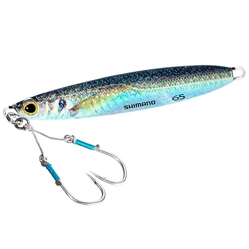 シマノ(SHIMANO) メタルジグ コルトスナイパー アオモノキャッチャー ハイアピール 65g JW-A65U 010 STRグローアジ - BanzaiHobby