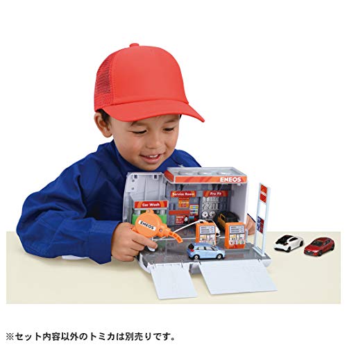 トミカ ぶるっと給油!おしごと 変形ガソリンスタンドENEOS (スペシャルトミカつき) - BanzaiHobby