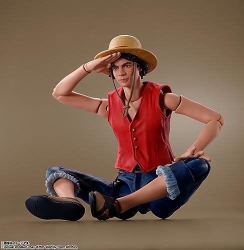 S.H.フィギュアーツ モンキー・D・ルフィ(A Netflix Series: ONE PIECE) 約145mm PVC&ABS製 塗装済み可動フィギュア - BanzaiHobby