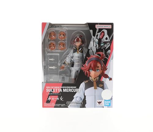 S.H.フィギュアーツ 機動戦士ガンダム 水星の魔女 スレッタ・マーキュリー 約140mm PVC&ABS製 塗装済み可動フィギュア - BanzaiHobby
