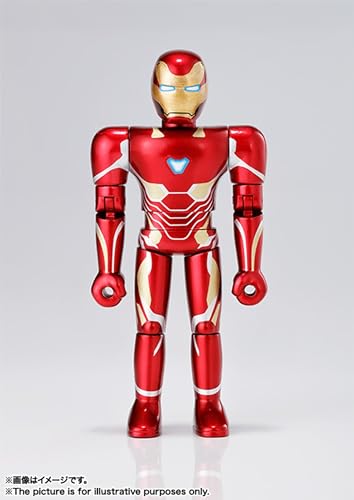 超合金HEROES アベンジャーズ アイアンマン マーク50 約100mm ABS製 塗装済み可動フィギュア - BanzaiHobby