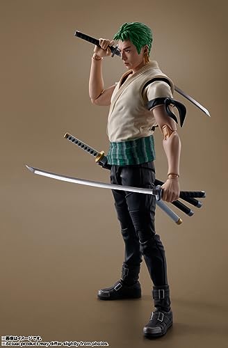 S.H.フィギュアーツ ロロノア・ゾロ(A Netflix Series: ONE PIECE) 約145mm PVC&ABS製 塗装済み可動フィギュア - BanzaiHobby